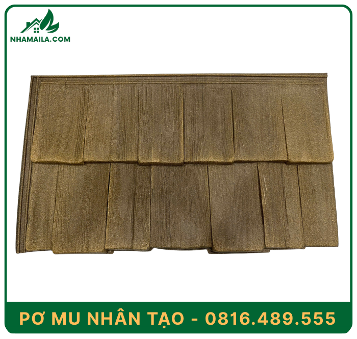 Tấm ốp pơ mu nhân tạo lợp mái