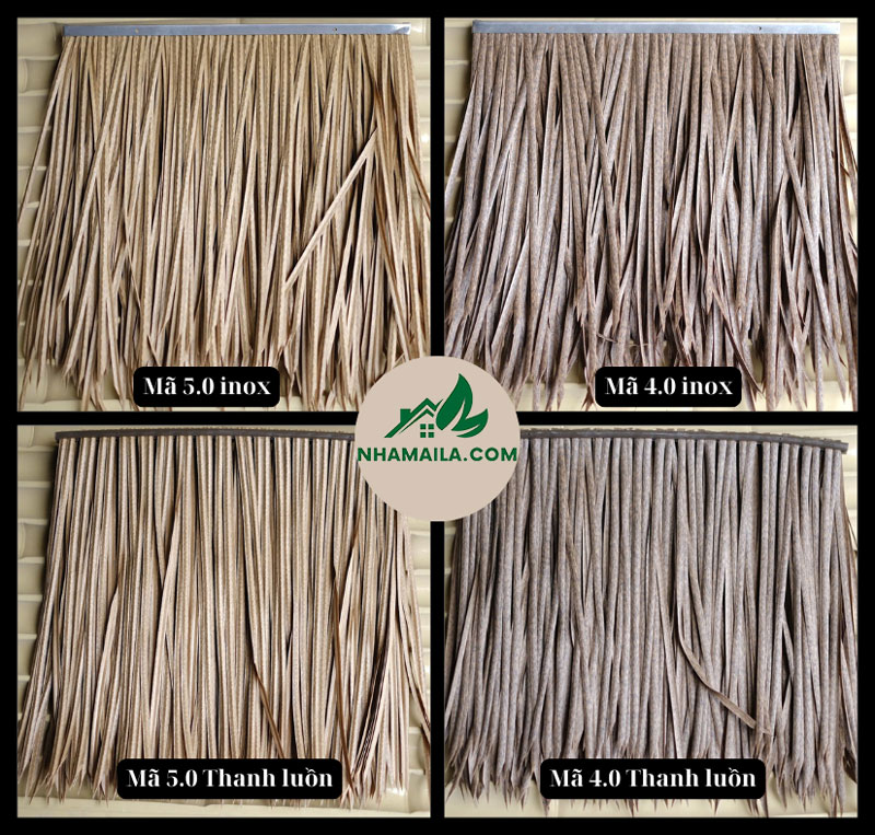 Rơm Nhân Tạo, Tranh Nhân Tạo lợp mái trang trí, chống nóng, chống ồn sản xuất trực tiếp tại nhà máy Việt Nam.